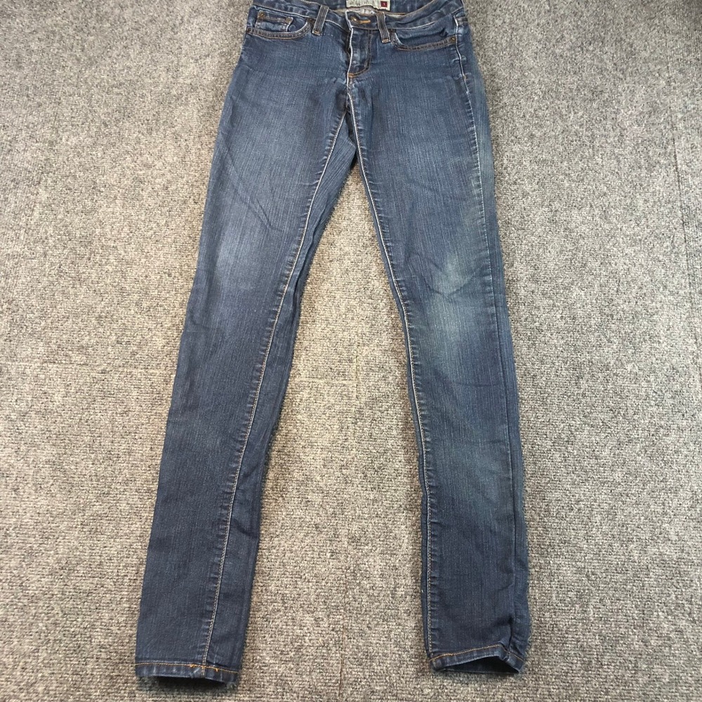 GJG Made In USA Skinny Jeans Dark Wash Denim Classic Everyday Style Size‎ 1